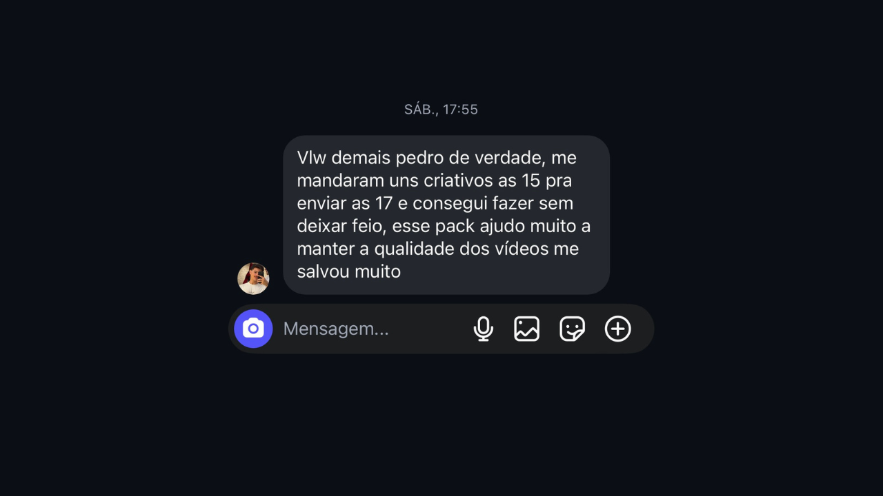 Depoimento real de cliente: Consegui fazer sem deixar feio e manter a qualidade dos vídeos